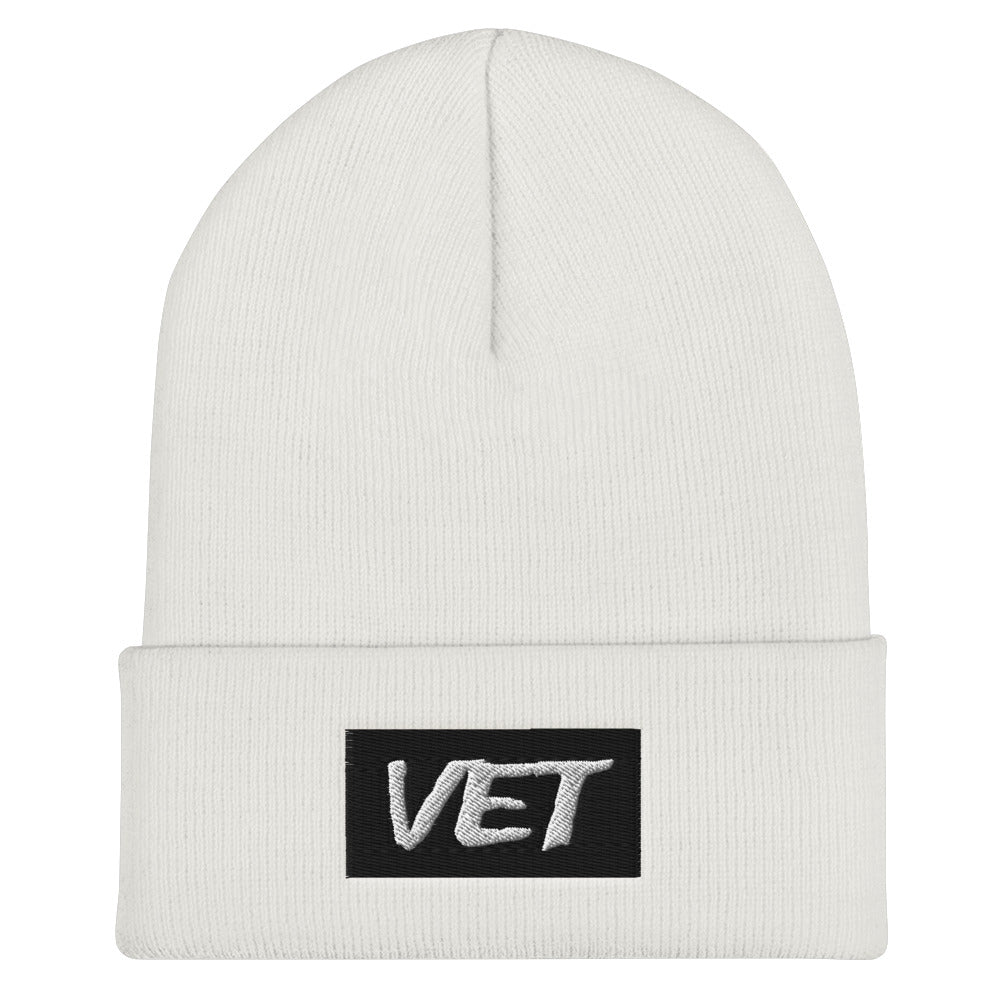 Patched Logo Cuffed Beanie - VET Clothing