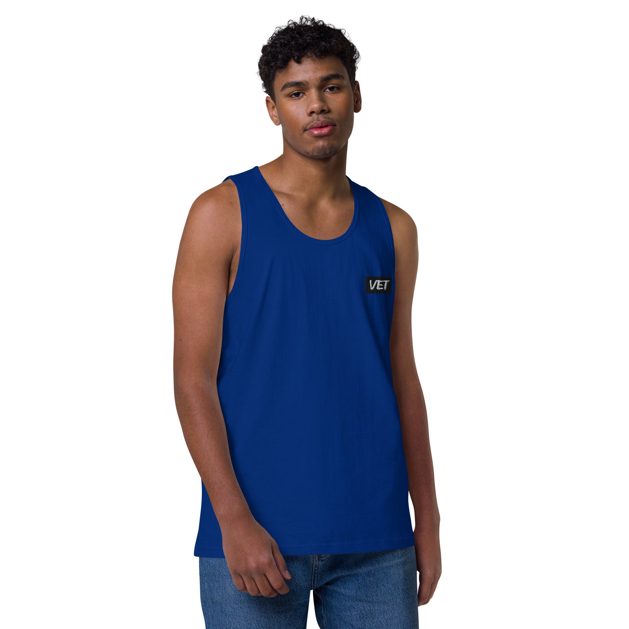 Patched logo tank top - VET Clothing