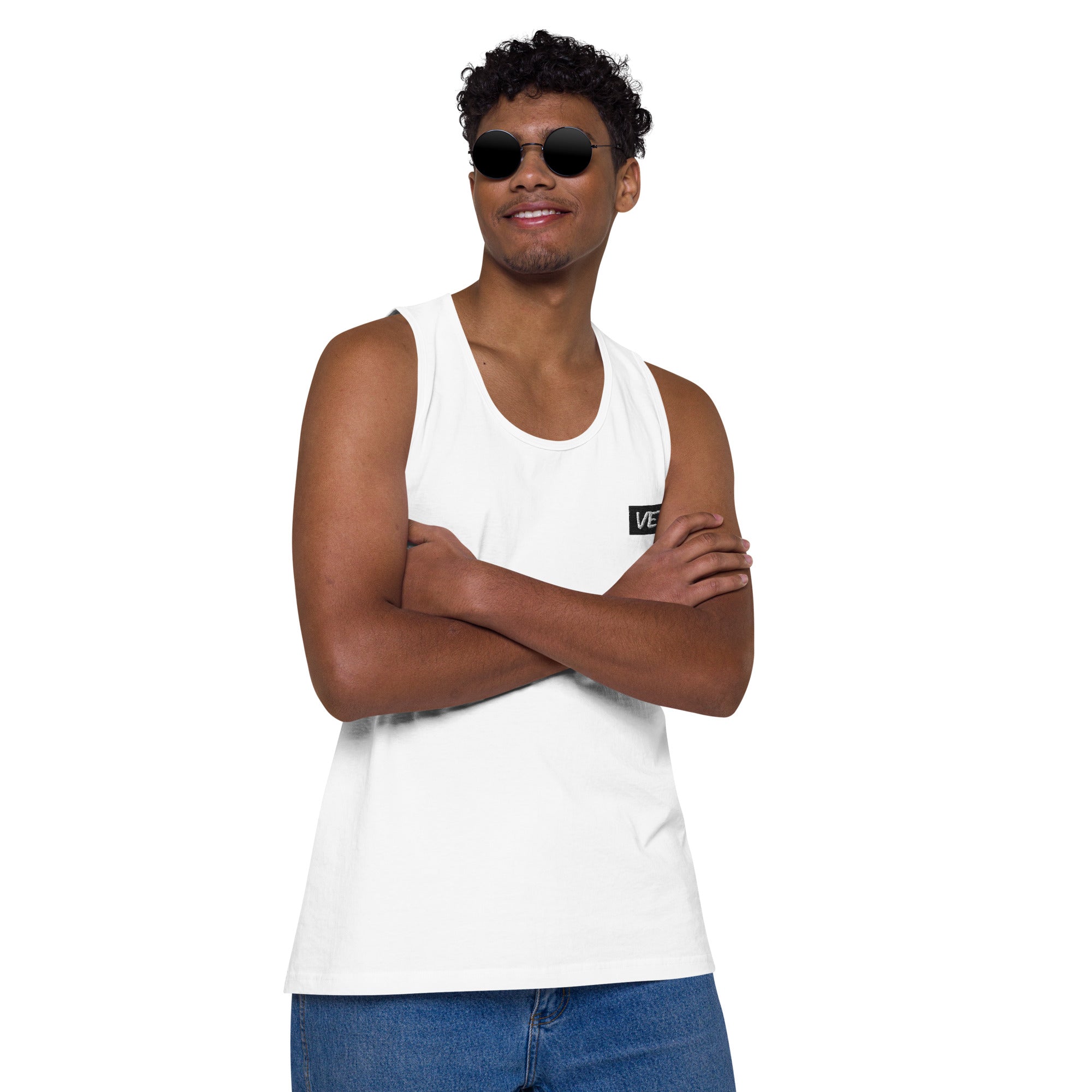 Patched logo tank top - VET Clothing