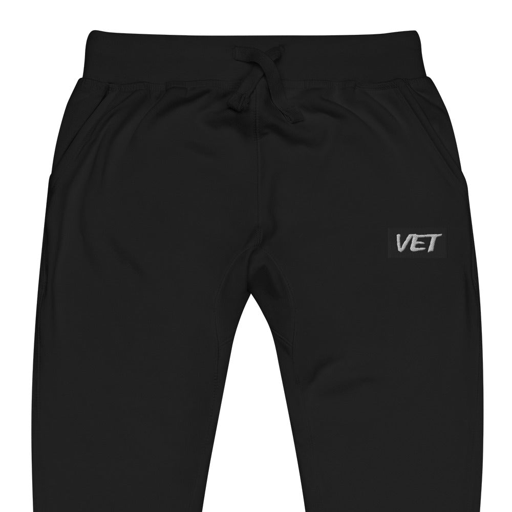 Patched Logo fleece sweatpants - VET Clothing