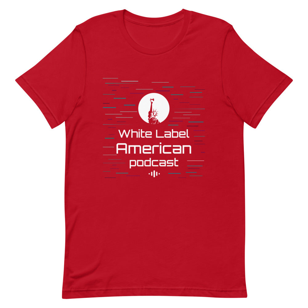 White Label America Podcast Tee - VET Clothing