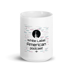 White Label American Podcast mug - VET